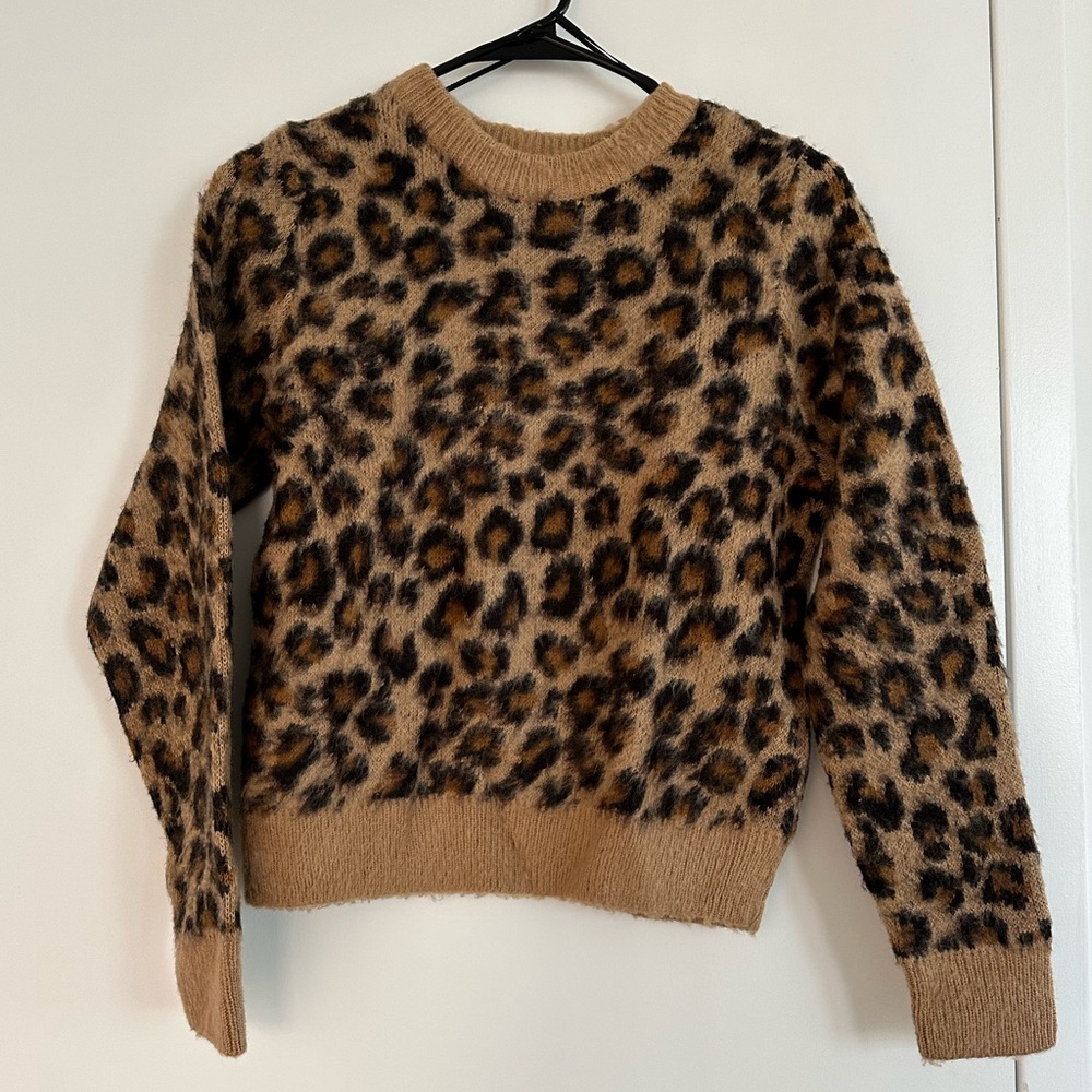 H&M Animal / Cheetah Print Sweater